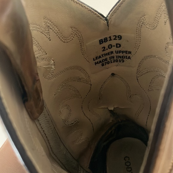 Cody James Boys’ (or Girls’) Cowboy Boots sz 2 Youth 2-D - Picture 16 of 16